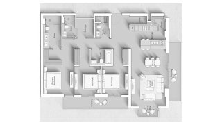 Планировка квартиры 3 спальни в ЖК ART BAY № 11018